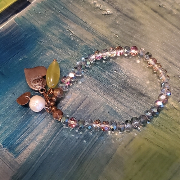 Set of 4 Stretch Charm Bracelets - Picture 6 of 7